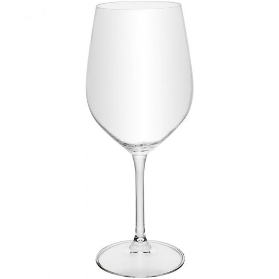 Jogo 6 Tacas 480ml Para Vinho Crex Cristal Ecológico
